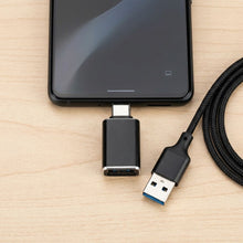 Заредете изображение във визуализатора на галерията – Adapter USB A 3.0 to Type C Blue Star - black
