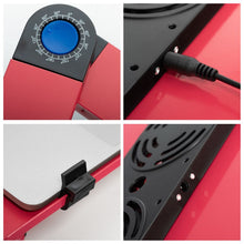 Заредете изображение във визуализатора на галерията – Desk for laptop uniwersal adjustable with cooling YL-803 red

