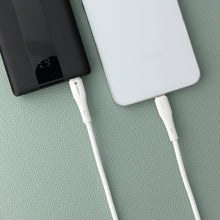 Заредете изображение във визуализатора на галерията – FORCELL F-ENERGY C347 cable Type C to Type C QC4.0 PD 5A 100W Silicone 1 m white
