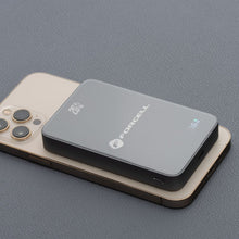 Заредете изображение във визуализатора на галерията – FORCELL F-ENERGY F10K8 Super Slim powerbank compatible with MagSafe PD3.0 QC4.0 15W 10000 mAh grey
