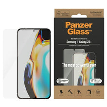 Заредете изображение във визуализатора на галерията – PanzerGlass Ultra-Wide Fit tempered glass with applicator for Samsung Galaxy S23+
