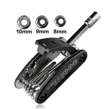 Заредете изображение във визуализатора на галерията – Rockbros GJ1601 16-in-1 multi-tool for bicycle repair - black
