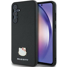 Заредете изображение във визуализатора на галерията – Hello Kitty Metal Logo Kitty Head case for Samsung Galaxy A55 - black
