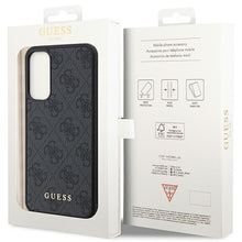 Заредете изображение във визуализатора на галерията – Original Case GUESS - hardcase 4G Metal Gold Logo GUHCSA34G4GFGR for Samsung Galaxy A34 5G Grey

