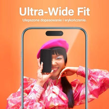 Заредете изображение във визуализатора на галерията – PanzerGlass Ultra-Wide Fit Tempered Glass with Positioner for iPhone 15 Pro Max
