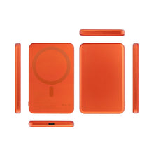 Заредете изображение във визуализатора на галерията – Powerbank compatible with MagSafe Forcell F-Energy Slim F5K9 QC4.0 PD3.0 15W 5000 mAh orange
