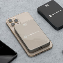 Заредете изображение във визуализатора на галерията – FORCELL F-ENERGY F10K8 Super Slim powerbank compatible with MagSafe PD3.0 QC4.0 15W 10000 mAh titanium dessert
