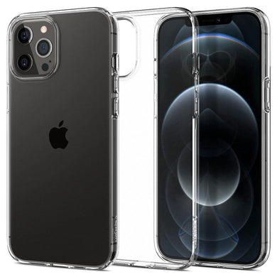 Оригинален гръб SPIGEN LIQUID CRYSTAL for IPHONE 12 / 12 Pro прозрачен