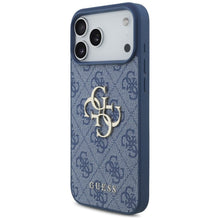 Заредете изображение във визуализатора на галерията – GUESS case for IPHONE 18 Pro Max/17 Pro Max (4G Big Logo) blue
