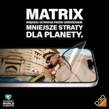 Заредете изображение във визуализатора на галерията – PanzerGlass Matrix Ultra-Wide-Fit hybrid glass for iPhone 15 with positioner
