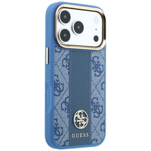 Заредете изображение във визуализатора на галерията – Case for IPHONE 18 Pro Max/17 Pro Max compatible with MagSafe (Stripe Round and Classic Logos 4G) blue
