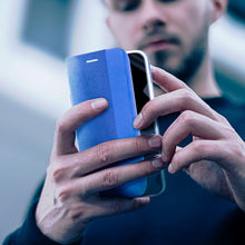 Заредете изображение във визуализатора на галерията – SENSITIVE Book case for SAMSUNG S26 Edge light blue
