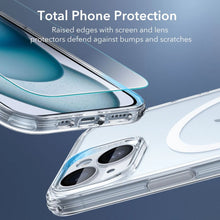 Заредете изображение във визуализатора на галерията – ESR Classic Pro Set Halolock MagSafe case + glass for display and camera for iPhone 15 - transparent

