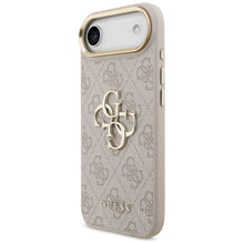 Заредете изображение във визуализатора на галерията – GUESS case for IPHONE 17 Air GUHCP17M4GMGCPI (PU W/ Big 4G Classic Logo) gold pink
