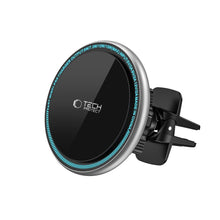 Заредете изображение във визуализатора на галерията – Tech-Protect A2 car phone holder with MagSafe 15W inductive charger for air vent - black
