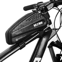 Заредете изображение във визуализатора на галерията – WILDMAN traveling bag for bike frame with zipper 1L EX black
