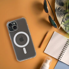 Заредете изображение във визуализатора на галерията – FROST MAG COVER case with camera protection compatible with MagSafe for IPHONE 17 Pro frozen transparent
