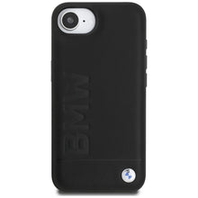 Заредете изображение във визуализатора на галерията – BMW case for IPHONE 16e (SE 4 2025) BMHCPSE4SLLBK (Leather Hot Stamp) black

