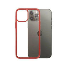Заредете изображение във визуализатора на галерията – PanzerGlass ClearCase case for iPhone 12 Pro Max - transparent and red
