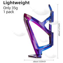Заредете изображение във визуализатора на галерията – Rockbros FK338 bicycle holder for water bottle - blue and purple
