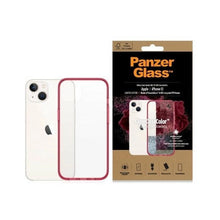 Заредете изображение във визуализатора на галерията – PanzerGlass ClearCase antibacterial case with Military Grade certificate for iPhone 13 / 14 / 15 - transparent pink
