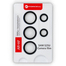 Заредете изображение във визуализатора на галерията – Forcell Premium Camera Lens Tempered Glass - for Samsung Galaxy S25 Ultra Titanium Silver Blue
