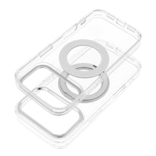 Заредете изображение във визуализатора на галерията – Case for iPhone 16 PRO Frame Circle Stand compatible with MagSafe transparent
