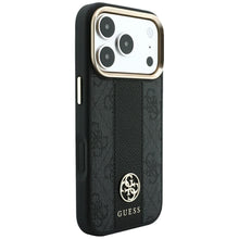 Заредете изображение във визуализатора на галерията – Case for IPHONE 18 Pro Max/17 Pro max compatible with MagSafe (Stripe Round and Classic Logos 4G) black
