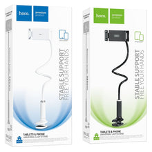 Заредете изображение във визуализатора на галерията – HOCO adjustable desk holder with clip HD10 black
