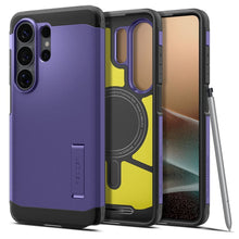 Заредете изображение във визуализатора на галерията – SPIGEN case TOUGH ARMOR compatible with MagSafe for SAMSUNG S26 Ultra ash violet

