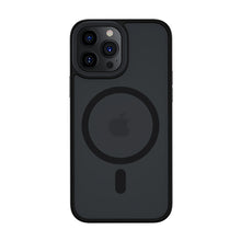 Заредете изображение във визуализатора на галерията – Benks Etui Magnetic Mist Metal Frame for Iphone 15 Pro black
