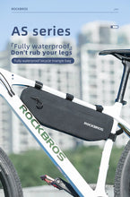 Заредете изображение във визуализатора на галерията – Rockbros AS-043 bicycle bag with Velcro 3l - black
