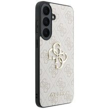 Заредете изображение във визуализатора на галерията – GUESS case for SAMSUNG S26 FE (Leather 4G Metal Logo) pink
