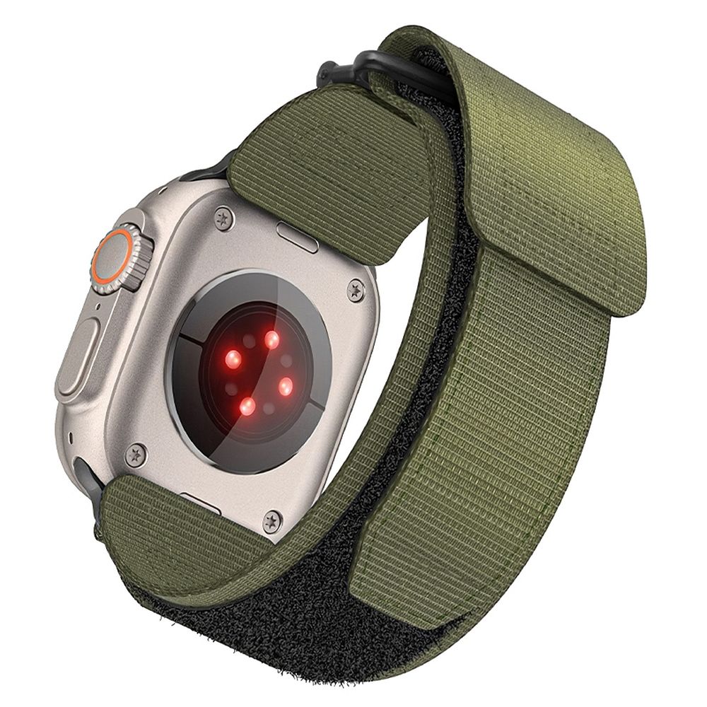 FORCELL F-DESIGN FA05 найлонова каишка за APPLE Watch 42 / 44 / 45 / 49 мм зелена