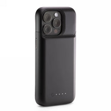 Заредете изображение във визуализатора на галерията – Mophie Juice Pack case for iPhone 15 Pro with built-in 2400 mAh power bank - black
