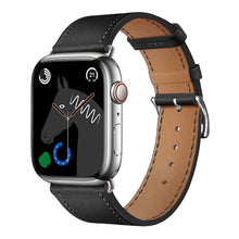 Заредете изображение във визуализатора на галерията – FORCELL F-DESIGN FA20 eco leather strap for APPLE Watch 38 / 40 / 41 mm black

