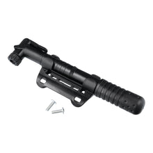 Заредете изображение във визуализатора на галерията – Mini pump with mounting bracket for bike / scooter FSPMP-126 blue 
