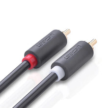 Заредете изображение във визуализатора на галерията – Ugreen AV104 10519 audio cable 2RCA (male) / 2RCA (male) 3m - gray
