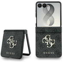 Заредете изображение във визуализатора на галерията – GUESS case for SAMSUNG GALAXY Z FLIP 8 (4G Big Logo) black
