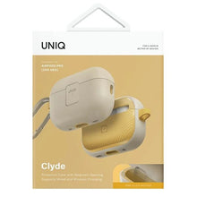 Заредете изображение във визуализатора на галерията – Uniq Clyde Lock Case for AirPods Pro 2 (2022/2023) - beige and yellow
