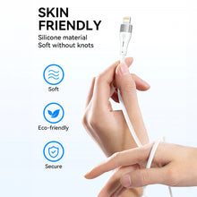 Заредете изображение във визуализатора на галерията – Wozinsky WSTCL1 Lightning / USB-C PD 27W cable 1 m - white
