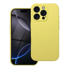 Заредете изображение във визуализатора на галерията – Case SILICONE 2mm for IPHONE 16 Pro compatible with MagSafe lemon
