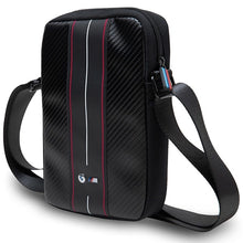 Заредете изображение във визуализатора на галерията – BMW Carbon &amp; Red Stripe bag for 8" tablet - black
