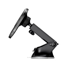 Заредете изображение във визуализатора на галерията – Tech-Protect MM15W-V1 car phone holder with MagSafe 15W inductive charger for cockpit / air vent - black
