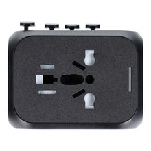 Заредете изображение във визуализатора на галерията – Travel charger / adapter SL-209PQ-2 WHOLE WORLD black
