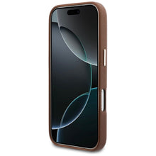Заредете изображение във визуализатора на галерията – KARL LAGERFELD case for IPHONE 17 Pro compatible with MagSafe KLHMP17L5PGFKHGW (Karl Head Logo) brown
