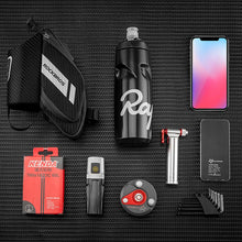 Заредете изображение във визуализатора на галерията – Rockbros C32BK saddle bag 1.5 l with water bottle pocket - black
