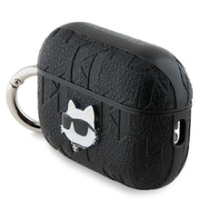 Заредете изображение във визуализатора на галерията – Karl Lagerfeld Monogram Choupette Head case for AirPods Pro 2 - black
