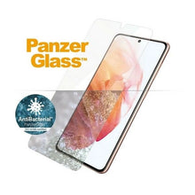 Заредете изображение във визуализатора на галерията – PanzerGlass E2E Microfracture antibacterial glass for Samsung Galaxy S21 - with black frame
