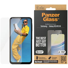 Заредете изображение във визуализатора на галерията – PanzerGlass Ultra-Wide Fit Tempered Glass for Samsung Galaxy A15 / A15 5G
